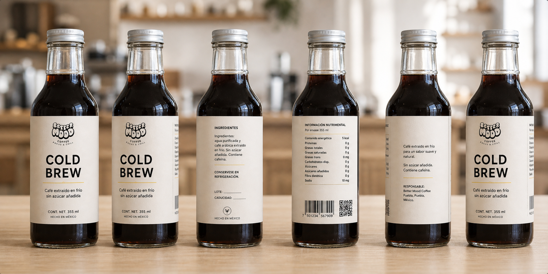 Botellas de Cold Brew Better Mood